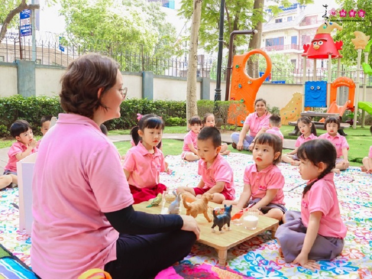 góc cảm quan trong montessori