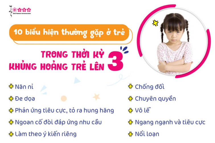 10 biểu hiện thường gặp ở trẻ trong thời kỳ khủng hoảng trẻ lên 3