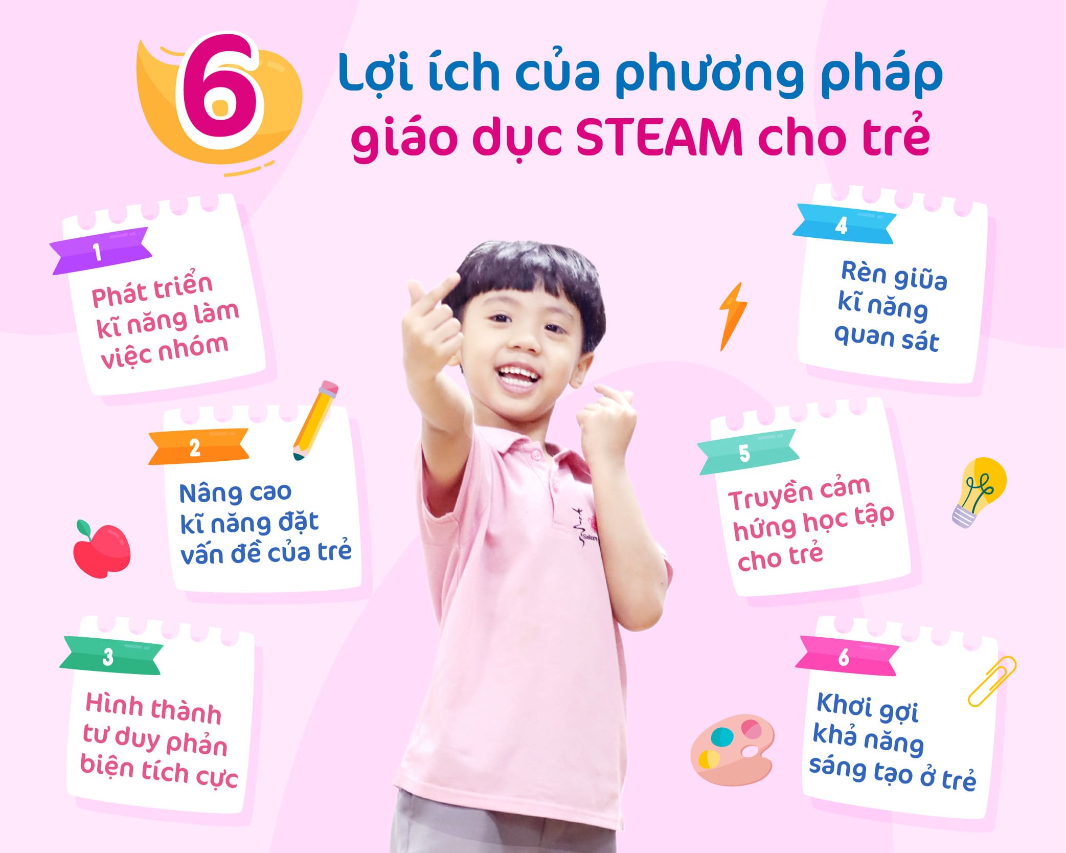 6 lợi ích của phương pháp giáo dục Steam