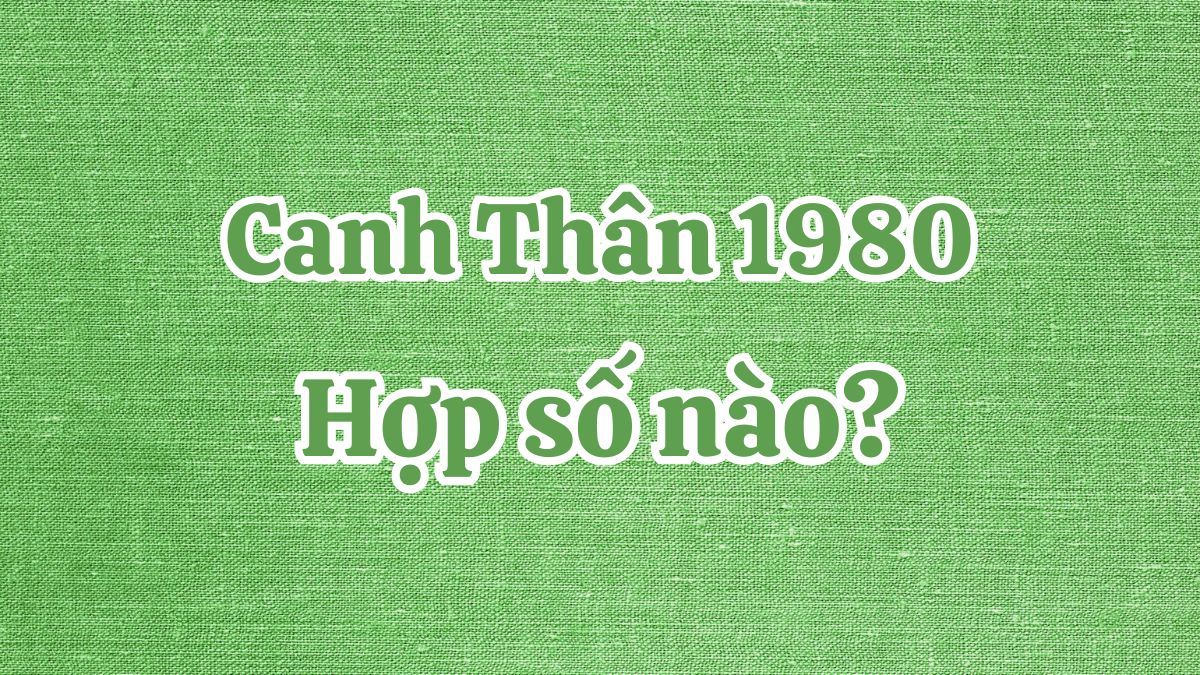 1980 hợp số nào? Nam, nữ Canh Thân hợp số chẵn hay lẻ