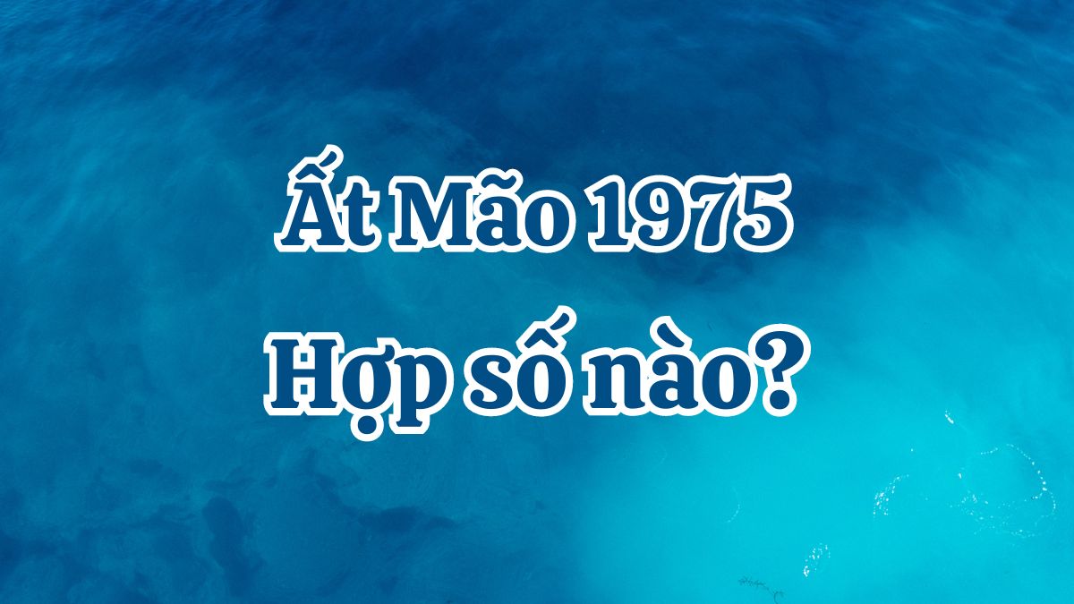 ẤT Mão 1975 hợp số nào? Những con số hợp tuổi 1975