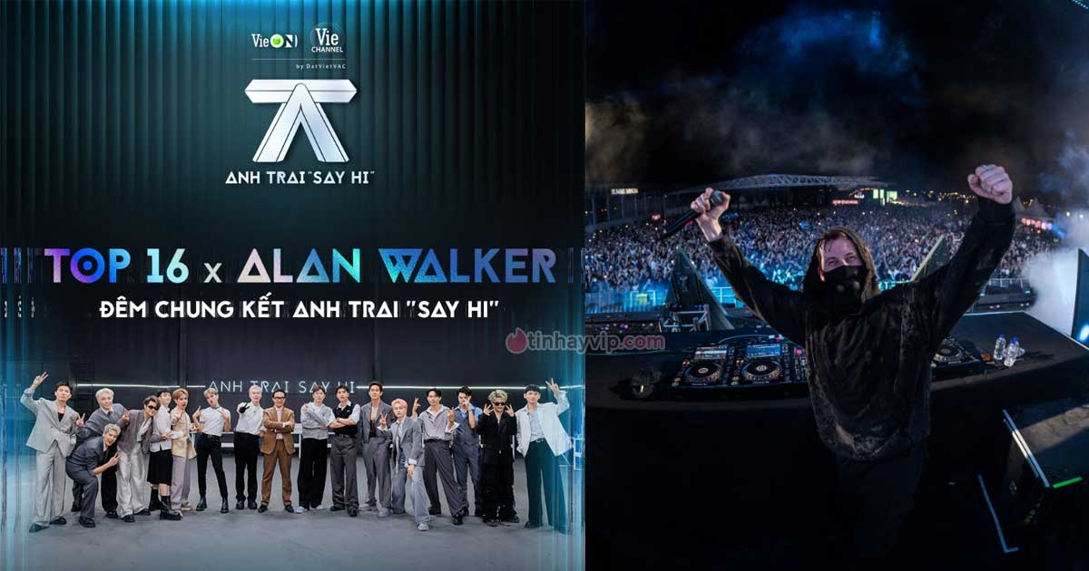 Alan Walker cùng 16 Anh Trai Say Hi trình diễn chung kết