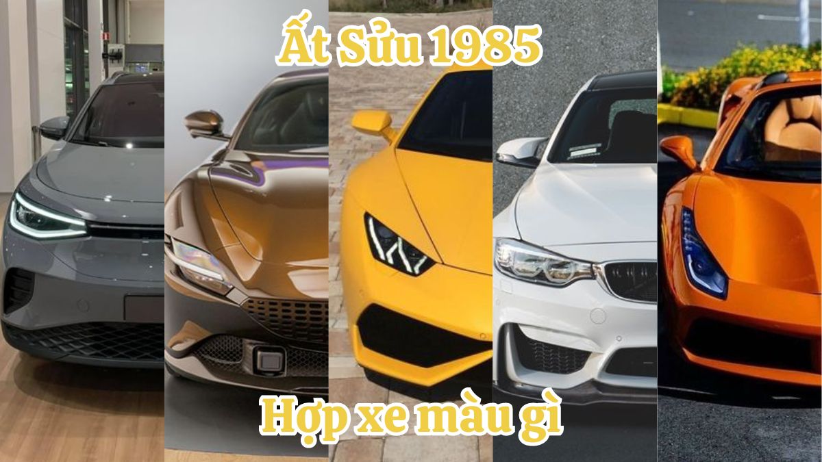 Ất Sửu 1985 hợp xe màu gì? Màu sắc phong thủy cho người tuổi Ất Sửu