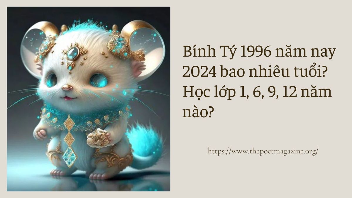 Bính Tý 1996 năm nay bao nhiêu tuổi? Đã đi làm chưa?