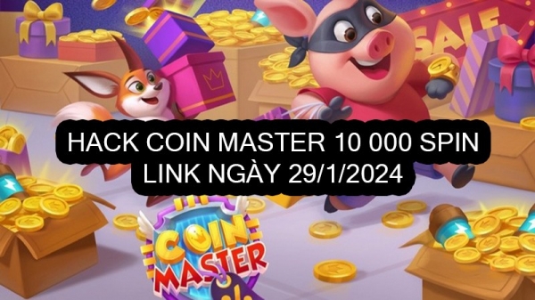 Cách Hack Coin Master 10,000 Lượt Quay Link Ngày 29/1 Cho Android và iOS