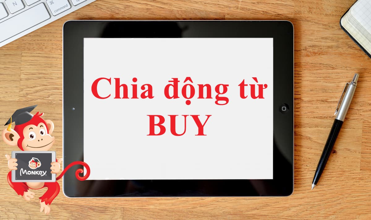 Cách chia động từ BUY trong tiếng anh