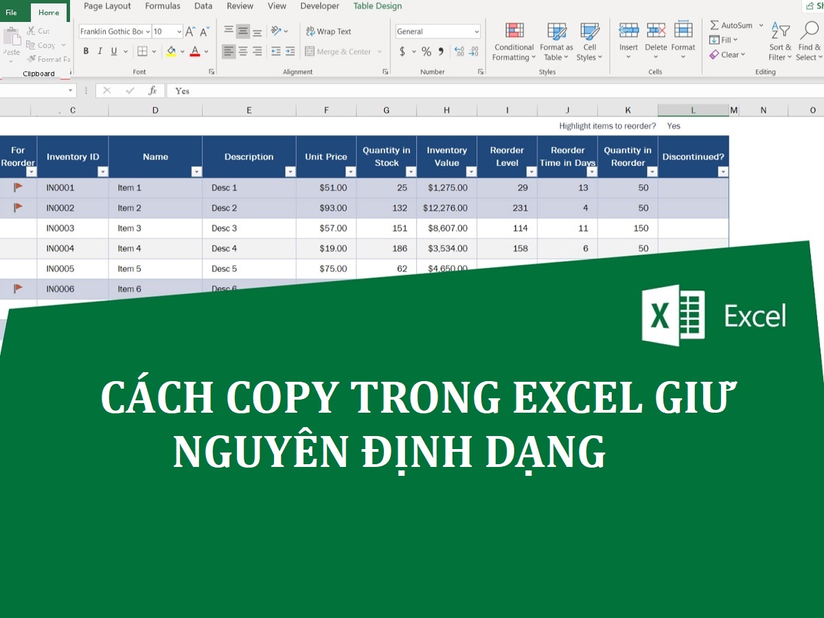 Cách copy trong Excel siêu nhanh, giúp tăng hiệu suất xử lý công việc