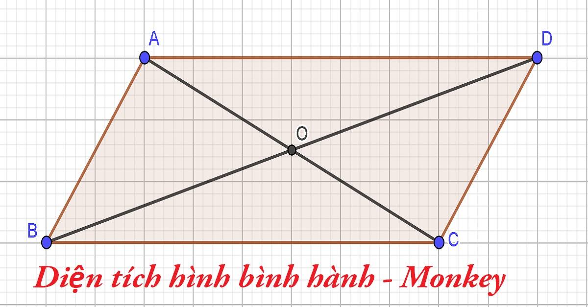 Cách tính diện tích hình bình hành đầy đủ chi tiết nhất