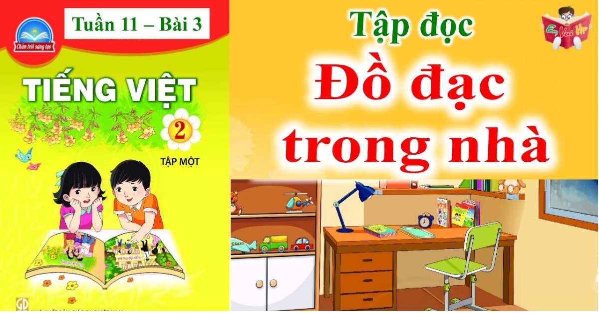 [Chân trời sáng tạo] Dạy bé học và giải bài tập Đồ đạc trong nhà lớp 2