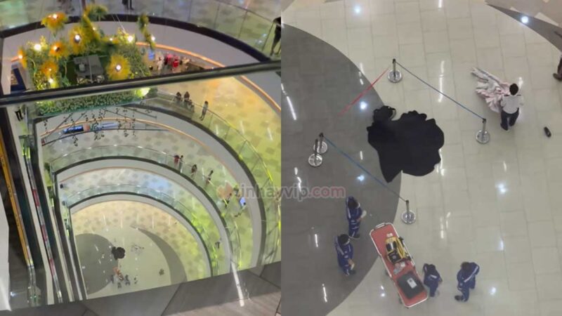 Chi tiết hiện trường vụ đứa trẻ rơi tầng 7 Vạn Hạnh Mall (Q10 HCM)