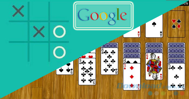 Chơi Solitaire và cờ Ca-ro trên Google