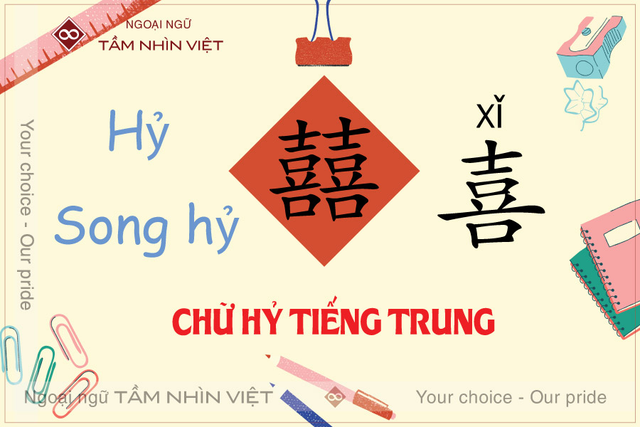 Chữ Hỷ trong Tiếng Trung | Hướng Dẫn Viết & Đặt Treo Chữ Hỷ