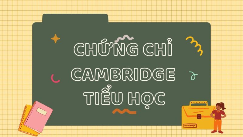 Chứng chỉ Cambridge tiểu học là gì? Phù hợp với đối tượng nào?