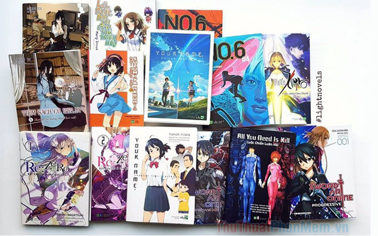 Danh sách 20 light novel xuất sắc nhất