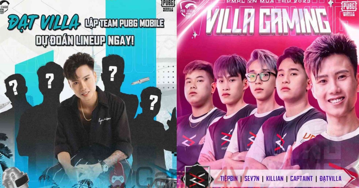 Đạt Villa trở thành tuyển thủ thi đấu ở giải PUBG Mobile chuyên nghiệp