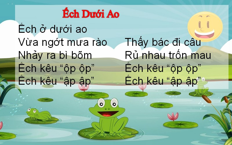 Đồng dao Ếch dưới ao: Giải nghĩa chi tiết