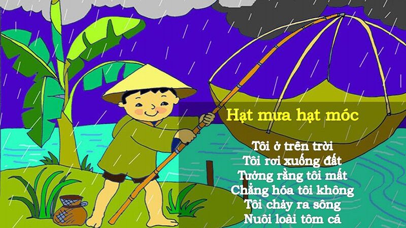 Đồng dao Hạt Mưa Hạt Móc: Giải thích ý nghĩa chi tiết