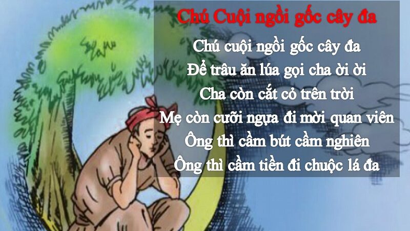 Đồng dao chú Cuội ngồi gốc cây đa: Lời bài hát và sự tích