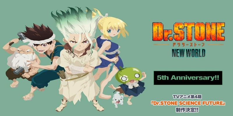 Dr. Stone: 5 Năm Hành Trình Khoa Học Và Mùa Mới Sắp Ra Mắt!