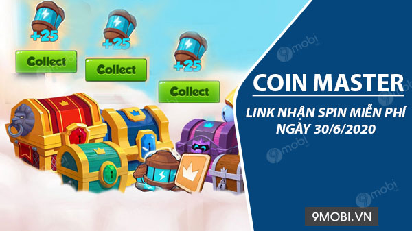 Free Coin Master Spins Link on June 30, 2020