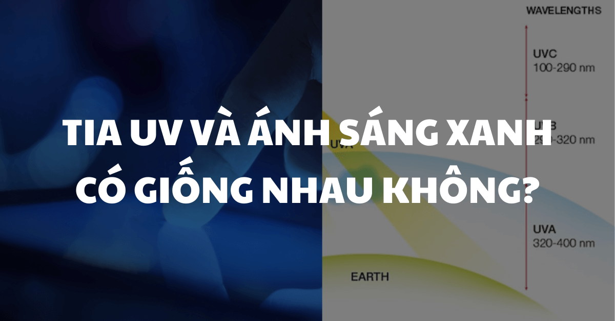 [Giải đáp] Tia UV và ánh sáng xanh có giống nhau không?