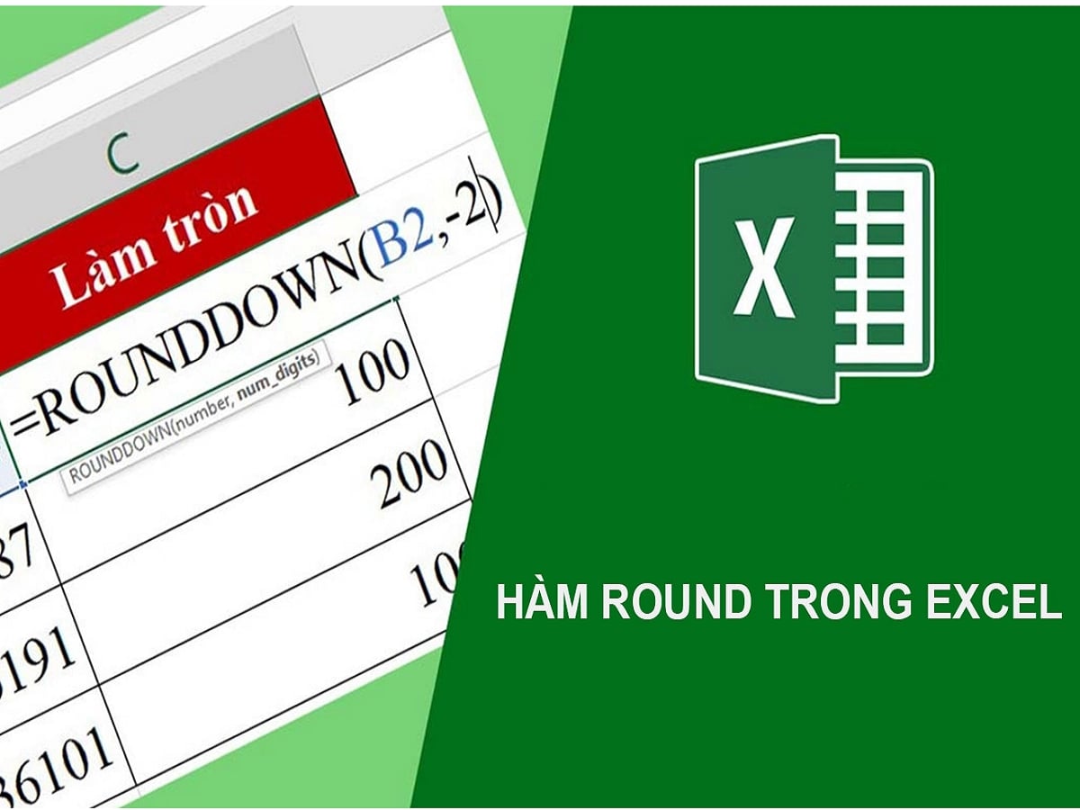 Hàm Round trong Excel: Hướng dẫn cách làm tròn số dễ hiểu nhất