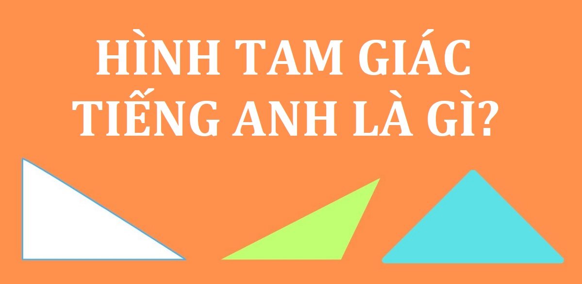 Hình tam giác tiếng Anh là gì? Tổng hợp từ vựng về hình tam giác tiếng Anh chi tiết