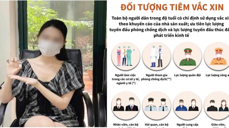 Hoa khôi Báo chí Vũ Phương Anh nhờ ông ngoại đã được ưu tiên tiêm vaccine Pfizer gây nhiều tranh cãi