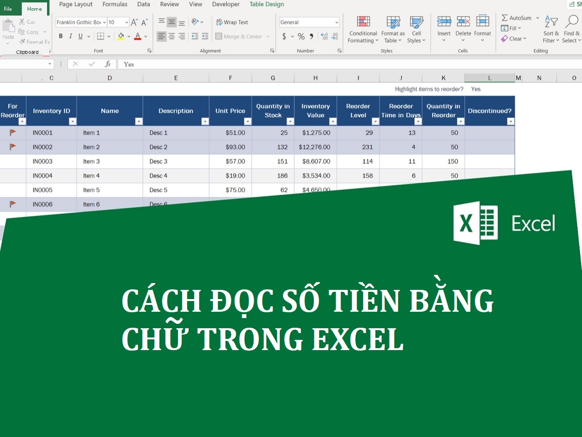 Hướng dẫn cách đọc số tiền bằng chữ trong excel đơn giản, dễ hiểu