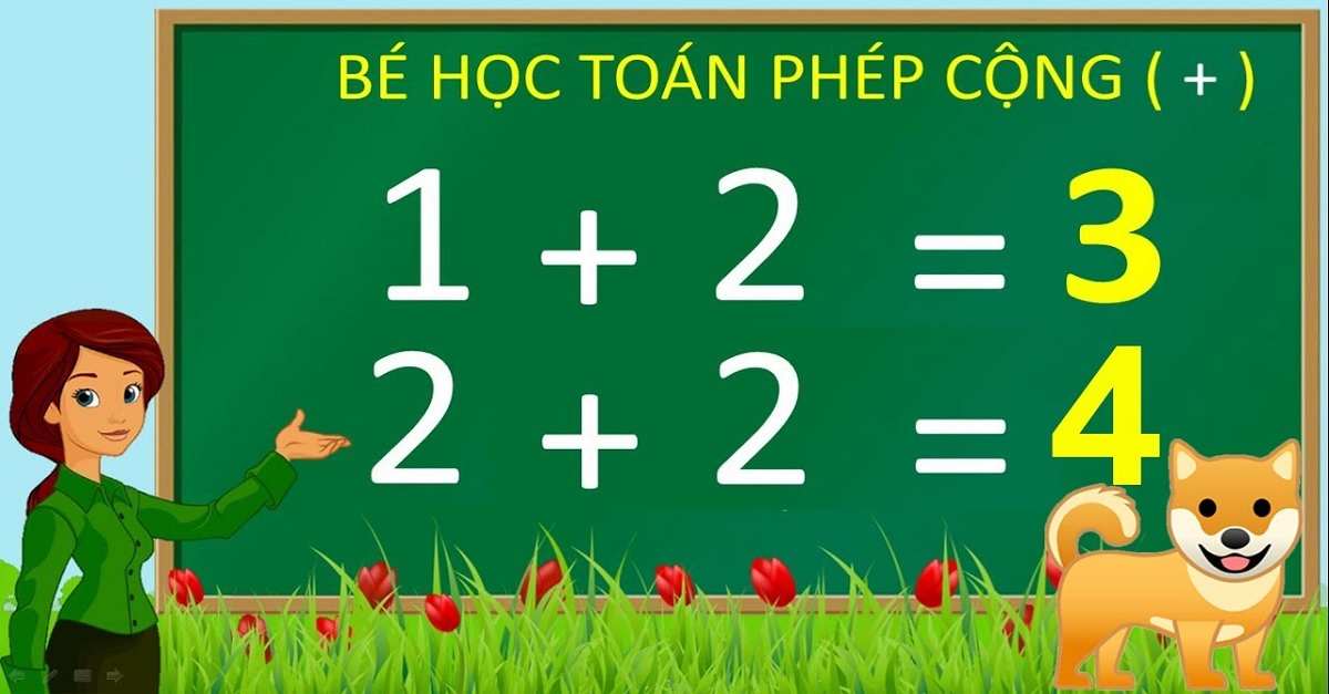 Hướng dẫn cách học toán lớp 1 phép cộng tưởng khó mà dễ