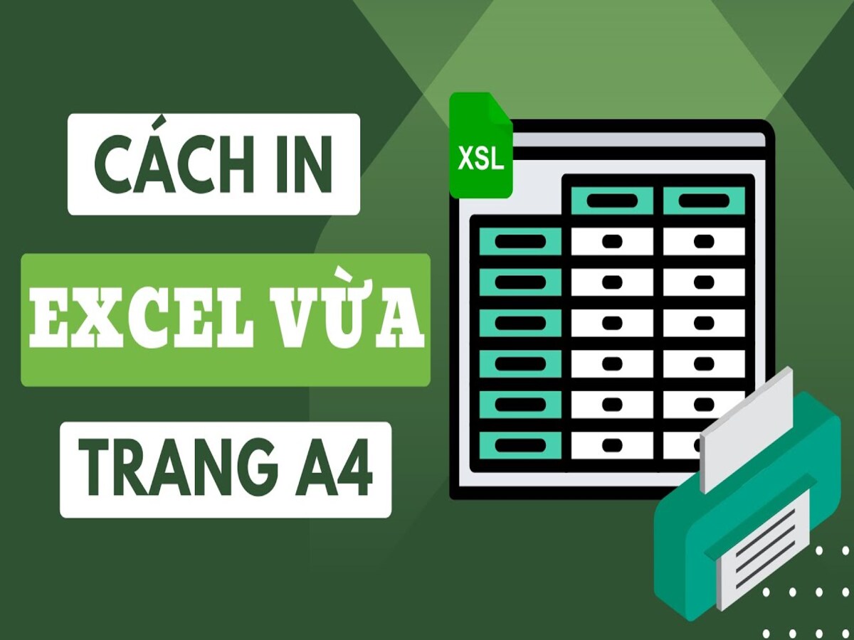 Hướng dẫn cách in excel 1 trang, 2 mặt và vừa trang giấy A4