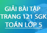 Hướng dẫn giải Toán lớp 5 trang 121 – Thể tích hình hộp chữ nhật