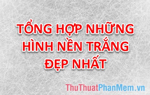 Khám phá thế giới của màu trắng, bộ sưu tập hình nền trắng tuyệt vời nhất