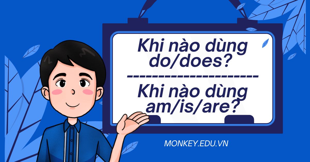 Khi nào dùng do/does khi nào dùng am/is/are? Phân biệt dễ dàng với ví dụ minh họa