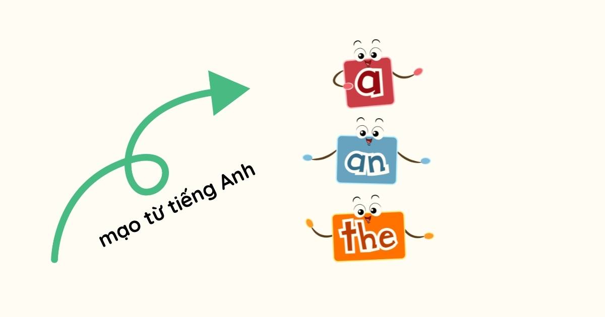 Mạo từ a an the: Kiến thức từ A-Z  (có ảnh minh họa dễ nhớ)