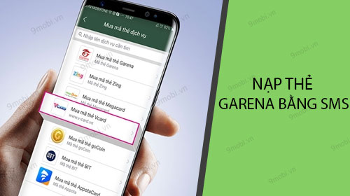 Nạp thẻ Garena qua SMS Viettel