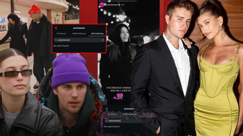 Nghi vấn Justin Bieber và bà xã Hailey đường ai nấy đi