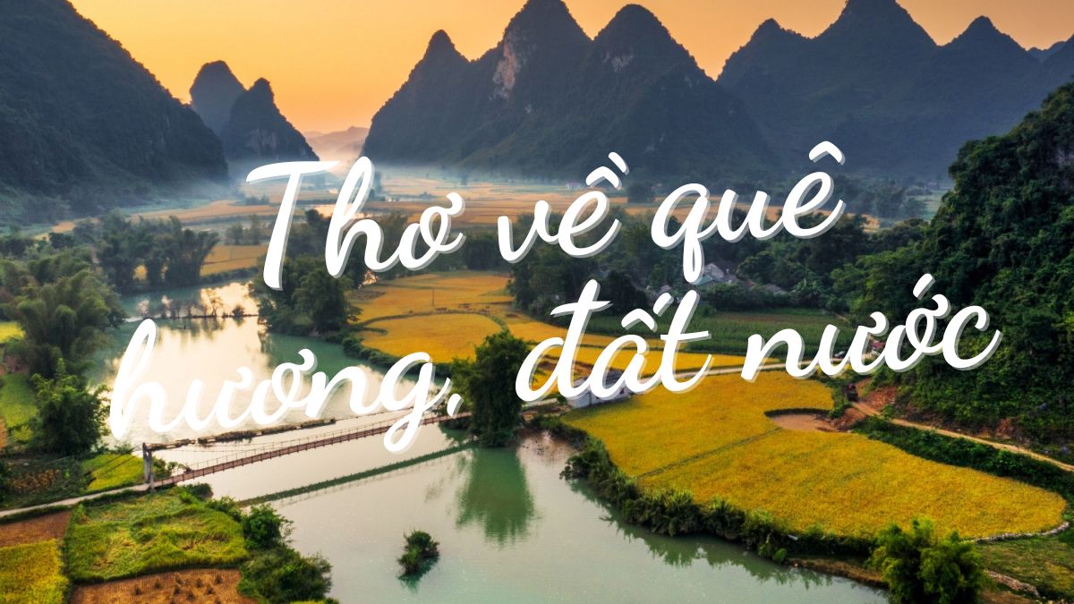 Những bài thơ ngắn về quê hương đất nước hay, cảm xúc nhất!