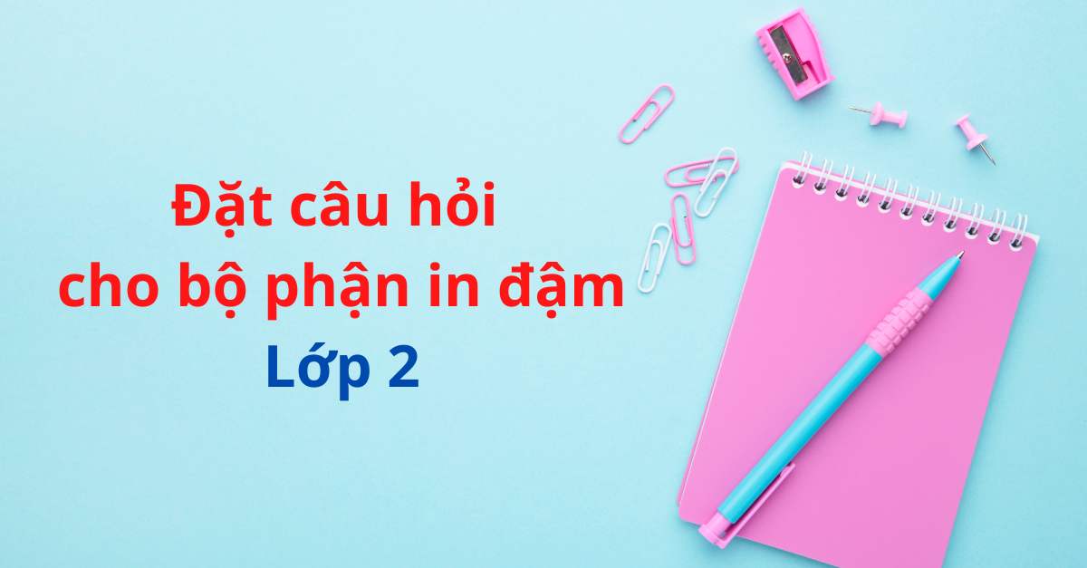 Ôn tập Tiếng Việt lớp 2: Đặt câu hỏi cho bộ phận in đậm