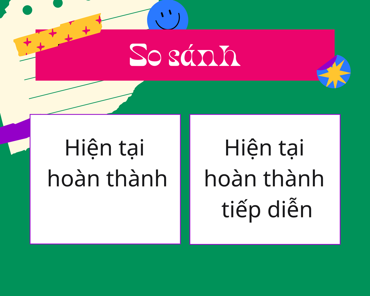 Phân biệt thì hiện tại hoàn thành và hiện tại hoàn thành tiếp diễn