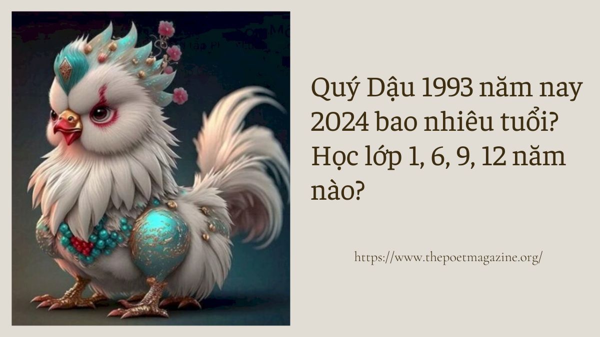 Quý Dậu 1993 năm nay bao nhiêu tuổi? Học đại học năm nào?