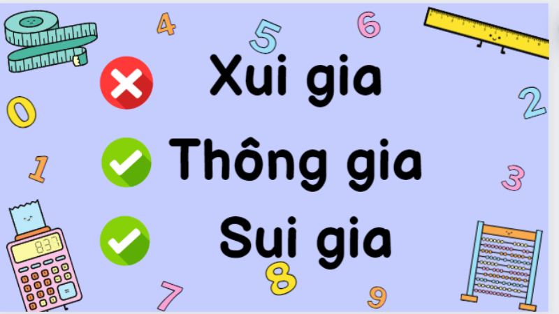 Sui gia, xui gia hay thông gia là đúng chính tả?