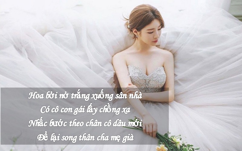 Thơ về con gái đi lấy chồng xa xứ cảm động và ý nghĩa