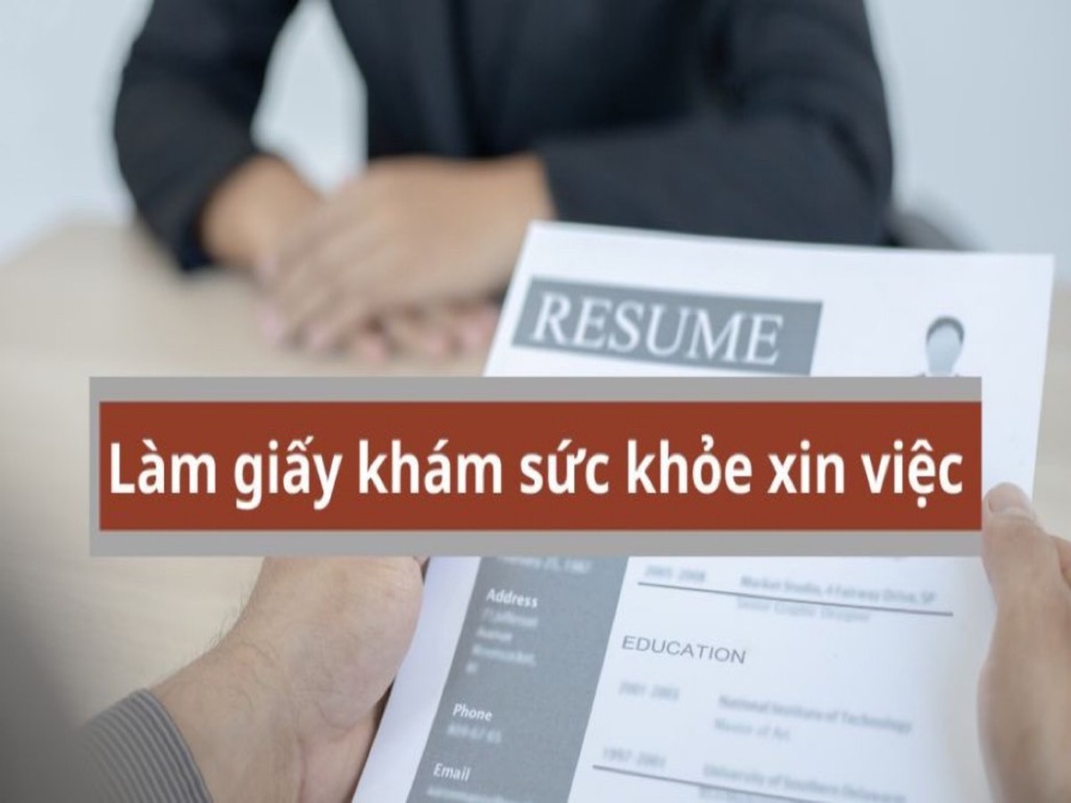 Thủ tục làm giấy khám sức khỏe xin việc mới nhất năm 2024