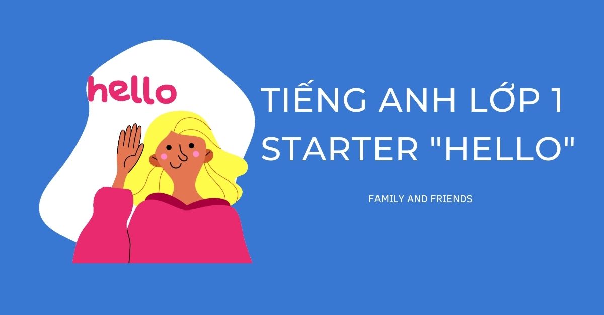 Tiếng Anh lớp 1 starter Hello Lesson 1 – Lesson 6: Tóm tắt lý thuyết và giải bài tập