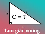 Tính chu vi tam giác vuông đơn giản