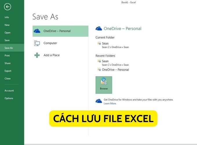 Tối ưu hóa công việc với cách lưu excel nhanh chóng