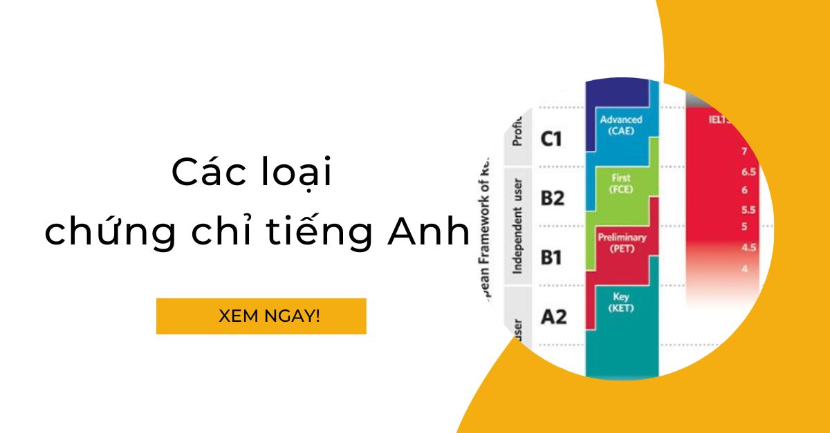 [Tổng hợp] Các loại chứng chỉ tiếng Anh sáng giá nhất hiện nay