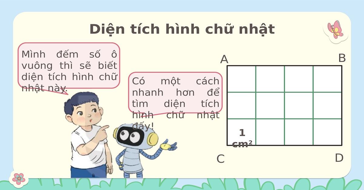 Tổng hợp các bài toán tính diện tích hình chữ nhật lớp 5 chọn lọc hay nhất