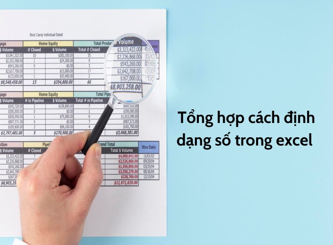 Tổng hợp cách định dạng số trong excel cần nắm